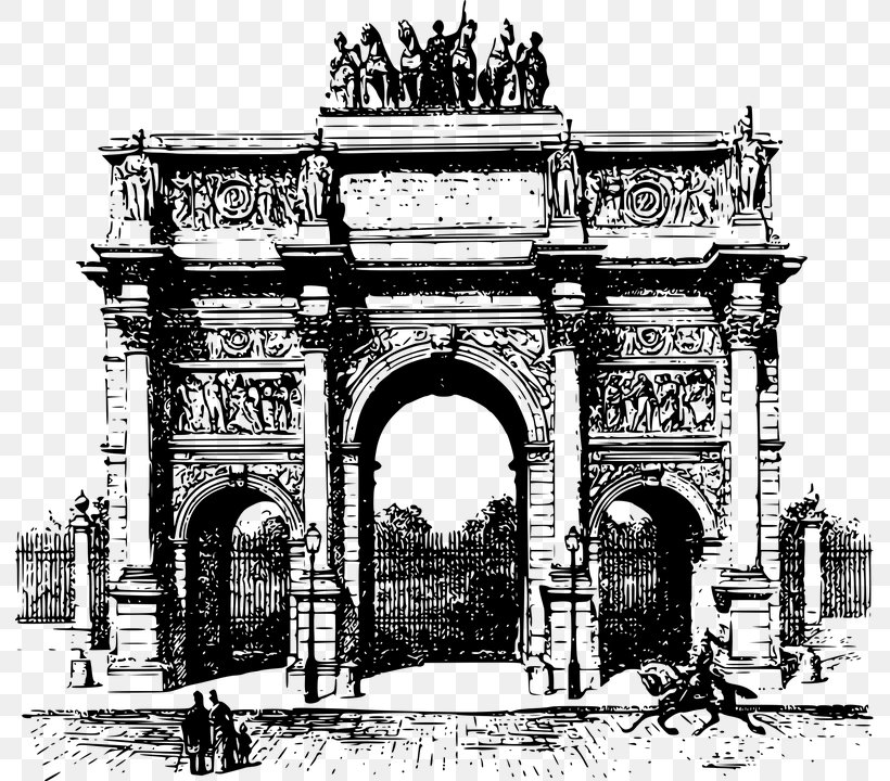 Building Cartoon, PNG, 791x720px, Arc De Triomphe, Ancient Roman Architecture, Arc De Triomphe Du Carrousel, Arcade, Arch Download Free