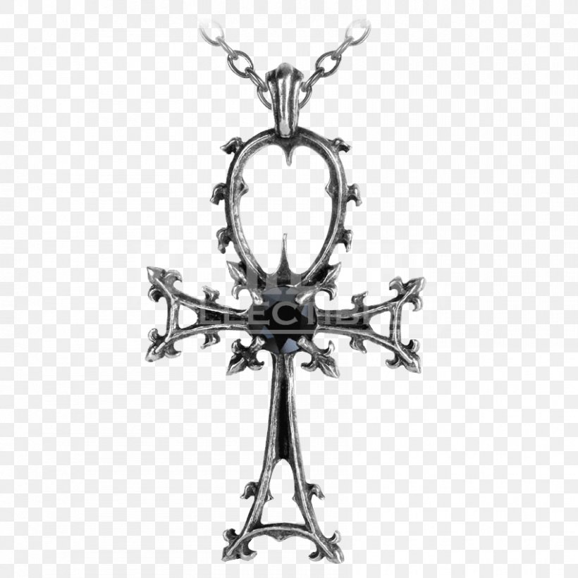 Charms & Pendants Ankh Necklace Jewellery Alchemy Gothic, PNG, 850x850px, Charms Pendants, Alchemy, Alchemy Gothic, Ankh, Black And White Download Free