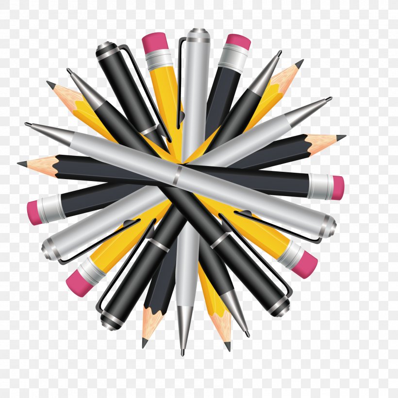 Pencil Marker Pen, PNG, 1800x1800px, Pencil, Colored Pencil, Drawing, Eraser, Fudepen Download Free