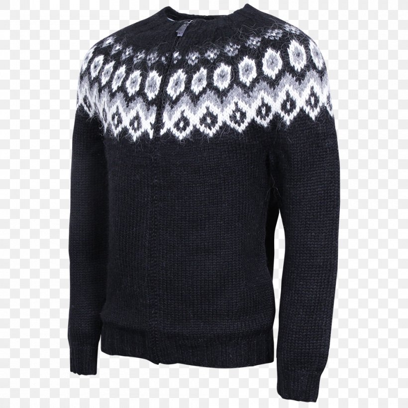 Sweater Karayaka Sleeve Jacket Wool, PNG, 1000x1000px, Sweater, Aran Jumper, Black, Black M, Bluza Download Free