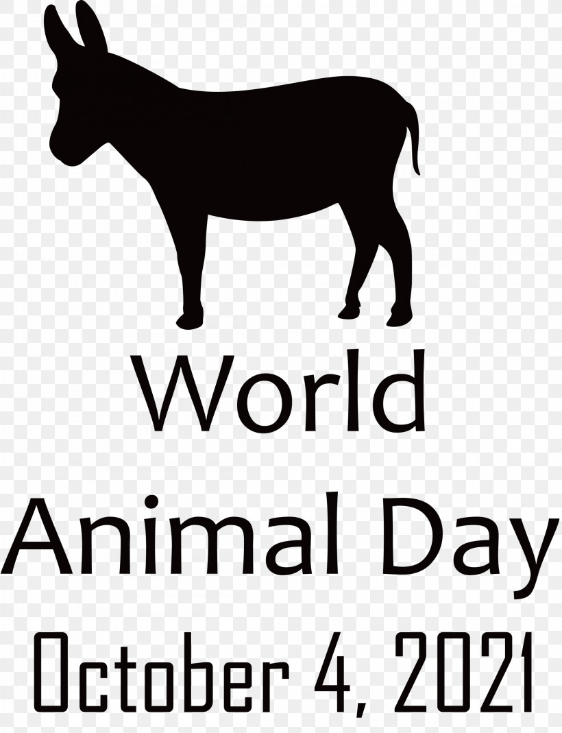 World Animal Day Animal Day, PNG, 2301x3000px, World Animal Day, Animal Day, Behavior, Black And White, Horse Download Free