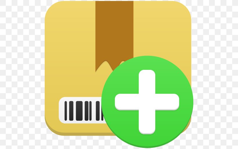 Area Text Symbol Yellow, PNG, 512x512px, Icon Design, Area, Barcode, Box, Brand Download Free
