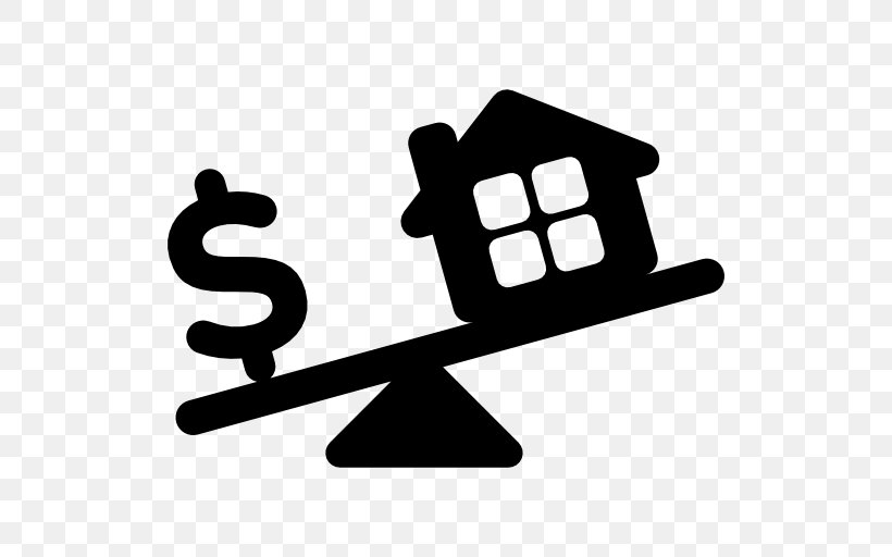 House Measuring Scales Home Dollar Sign, PNG, 512x512px, House, Black And White, Brand, Building, Dollar Download Free