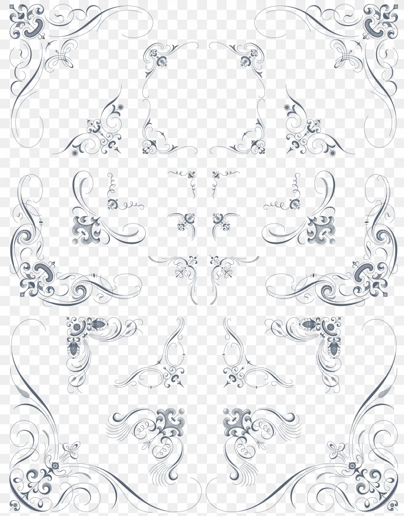 Art Pattern, PNG, 1920x2450px, Art, Area, Black, Black And White, Decorative Arts Download Free