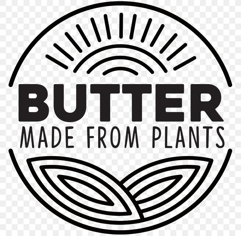 Butter Logo Cream Prosperity Organic Foods, Inc. Spread, PNG, 800x800px, Butter, Area, Black, Black And White, Brand Download Free