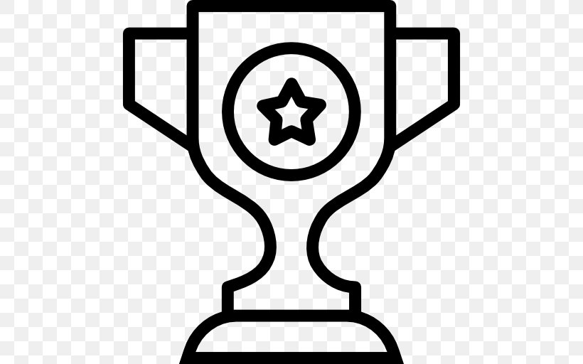 Trophy Award Medal, PNG, 512x512px, Trophy, Area, Award, Black And White, Champion Download Free