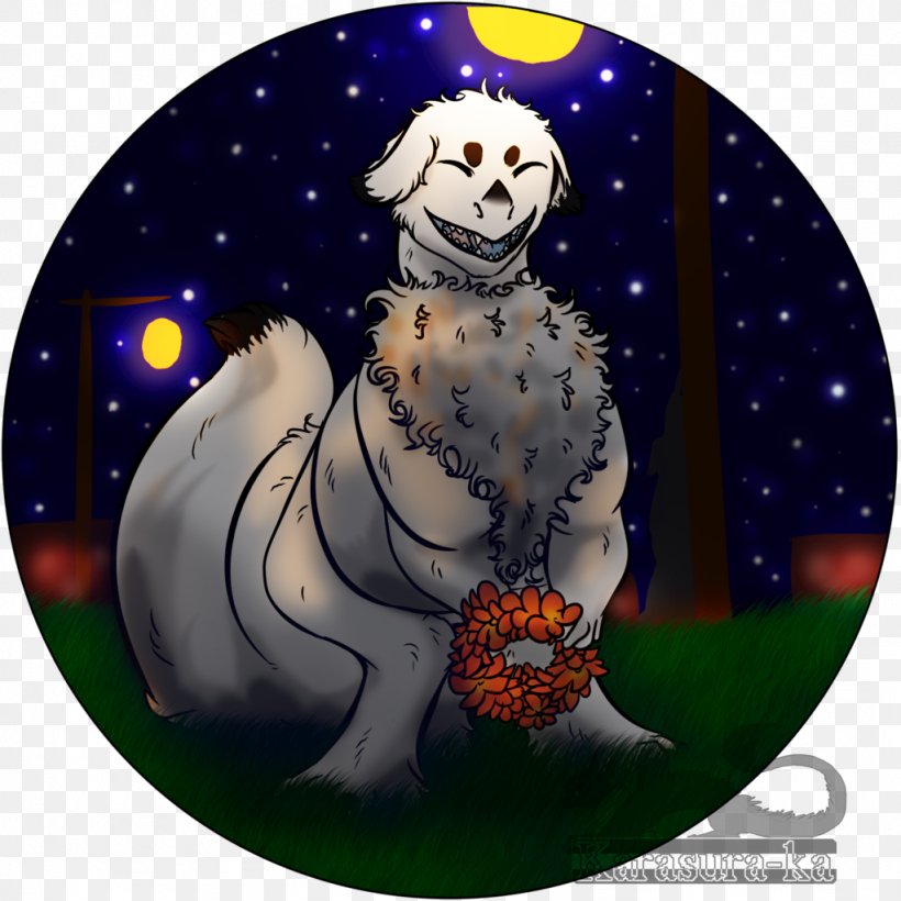Dog Bear Christmas Ornament Character, PNG, 1024x1024px, Dog, Animated Cartoon, Bear, Carnivoran, Character Download Free