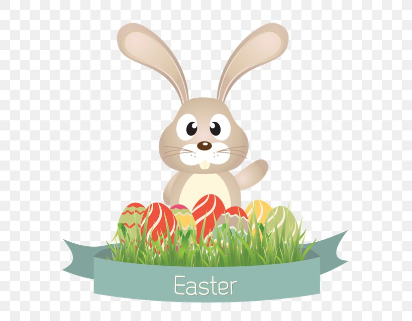 Domestic Rabbit Easter Bunny Vector Graphics Image, PNG, 640x640px, Domestic Rabbit, Cartoon, Easter, Easter Bunny, Easter Egg Download Free