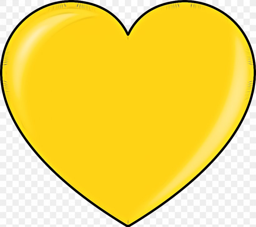 Heart Yellow Clip Art Line Symbol, PNG, 900x800px, Heart, Love, Symbol, Yellow Download Free