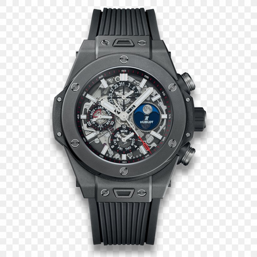 Perpetual Calendar Watch Hublot Clock, PNG, 1000x1000px, Perpetual Calendar, Brand, Calendar, Chronograph, Clock Download Free