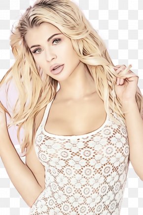 Long Hair Chin - Hair Blond Face Skin Clothing PNG