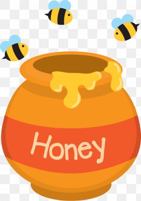 Honey - Honey Bee Honey Bee Beehive Clip Art PNG