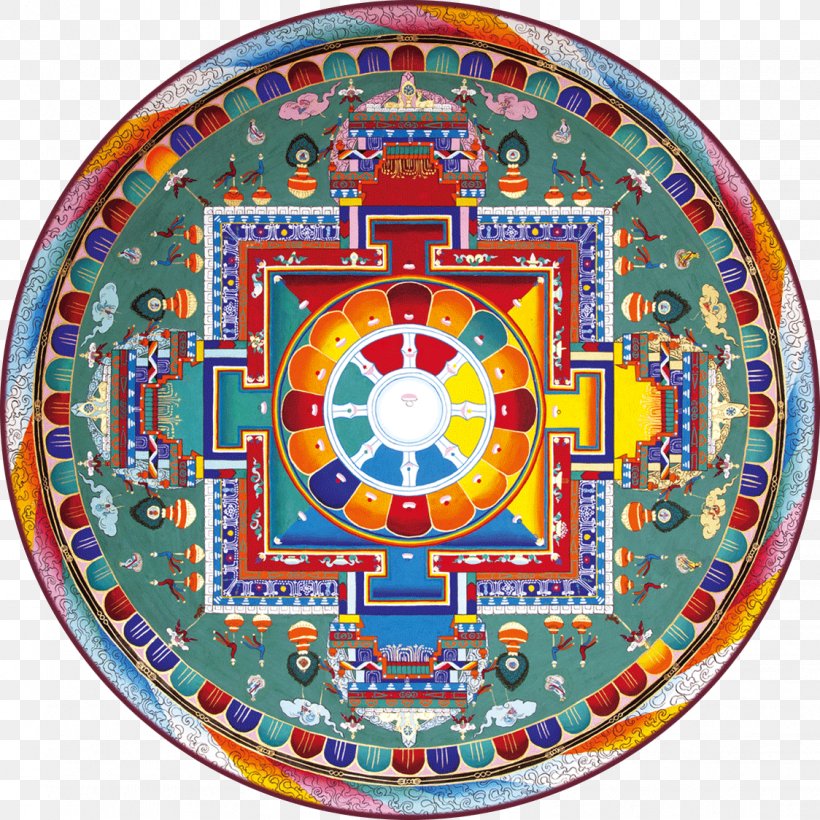 Mandala Vajrapani Sangyezhen Dakini Symbol, PNG, 1124x1124px, Mandala, Area, Dakini, Denma, Dishware Download Free