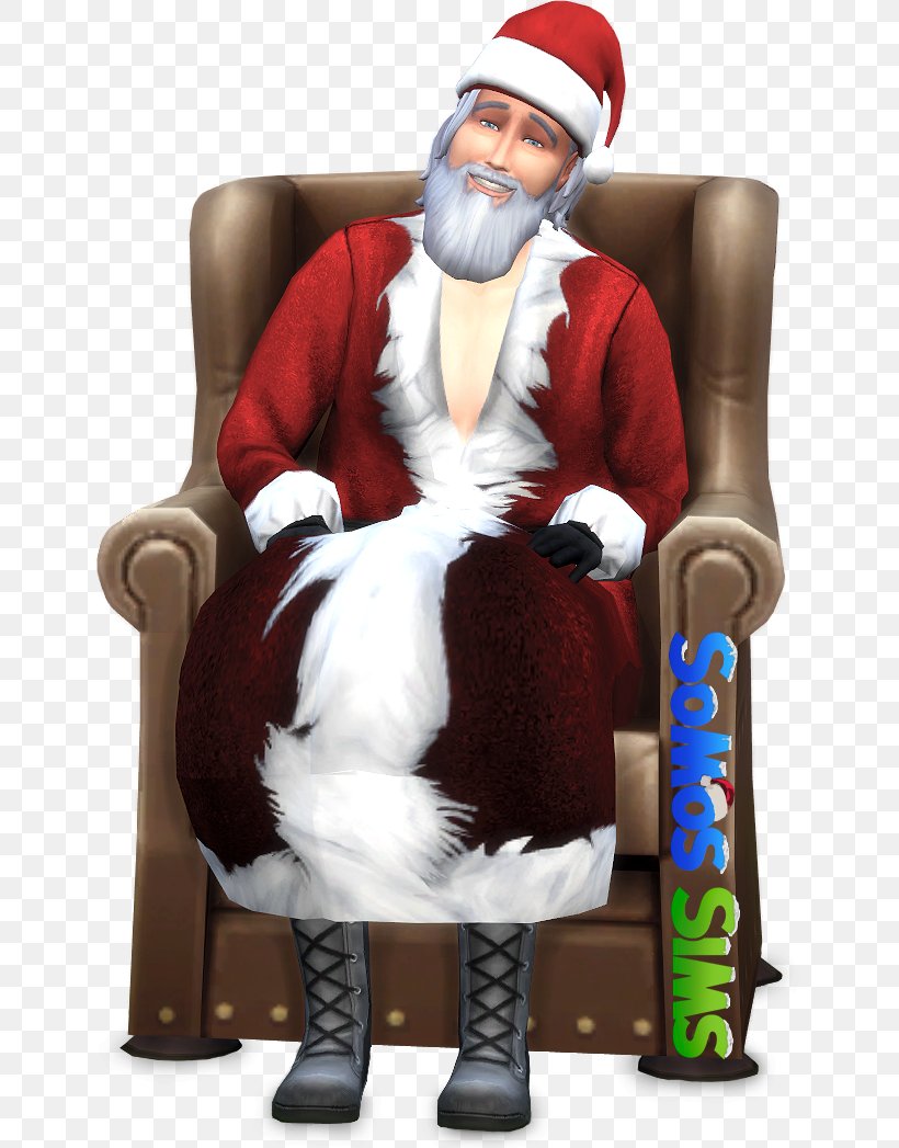 The Sims 4 Santa Claus Clothing Bonnet, PNG, 643x1047px, Sims 4, Bonnet, Boot, Christmas, Clothing Download Free