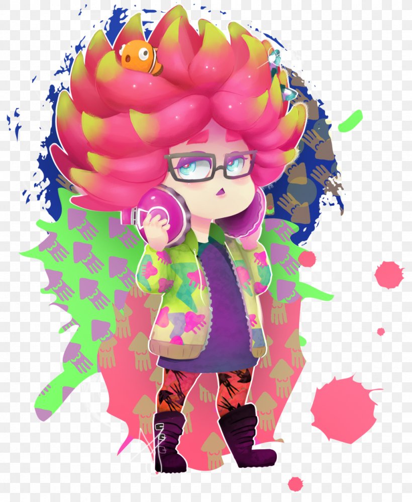 Splatoon Fan Art Moe Illustration, PNG, 1024x1247px, Splatoon, Art, Artist, Balloon, Character Download Free