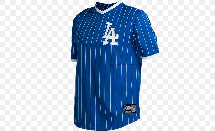 Sports Fan Jersey T-shirt Los Angeles Dodgers Sleeve, PNG, 500x500px, Sports Fan Jersey, Active Shirt, Blue, Clothing, Electric Blue Download Free
