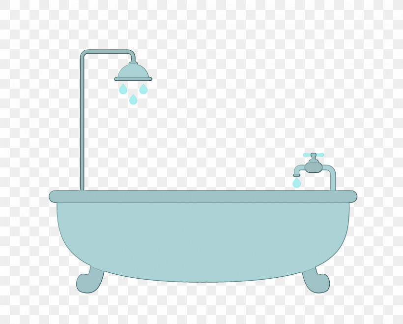 Bathroom Bathtub Sink Meter Turquoise, PNG, 2446x1963px, Watercolor, Bathroom, Bathtub, Biology, Meter Download Free