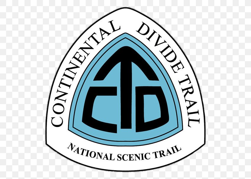 Continental Divide Trail National Scenic Trail Pacific Crest Trail Continental Divide Of The Americas Rocky Mountains, PNG, 570x585px, Continental Divide Trail, Area, Backpacking, Brand, Emblem Download Free