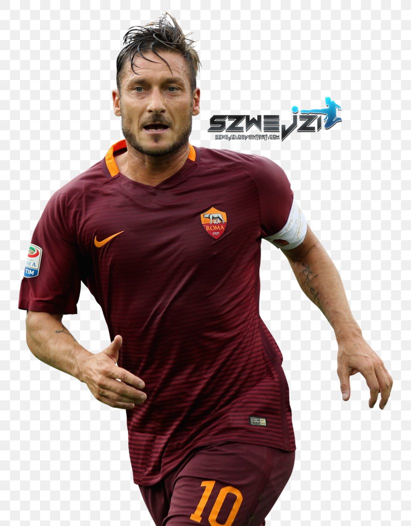 Francesco Totti A.S. Roma Football Player Jersey, PNG, 761x1051px, Francesco Totti, As Roma, Clothing, Fifa 17, Fifa Football 2004 Download Free