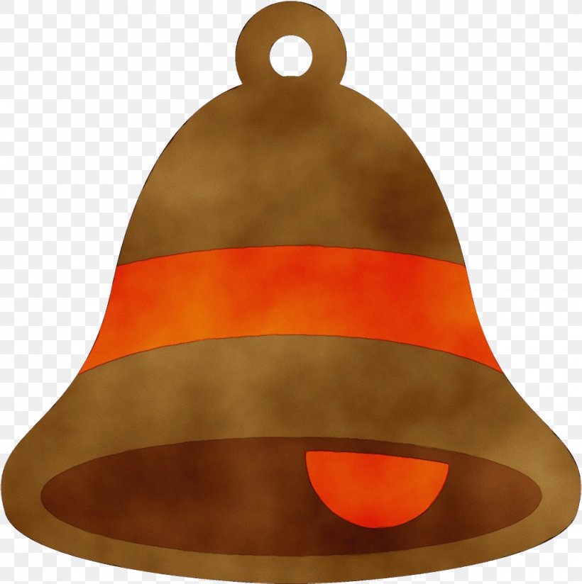 Orange, PNG, 1020x1026px, Watercolor, Beige, Bell, Cone, Hat Download Free