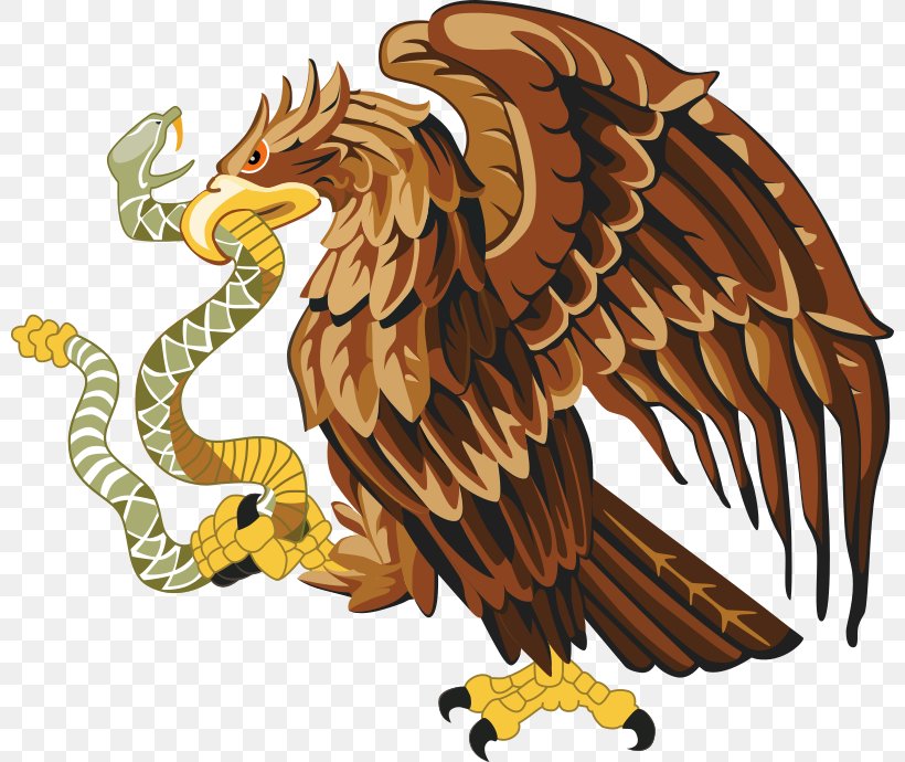 Second Federal Republic Of Mexico Second Mexican Empire First Mexican Empire Coat Of Arms, PNG, 800x690px, Mexico, Aztec, Bald Eagle, Beak, Bird Download Free
