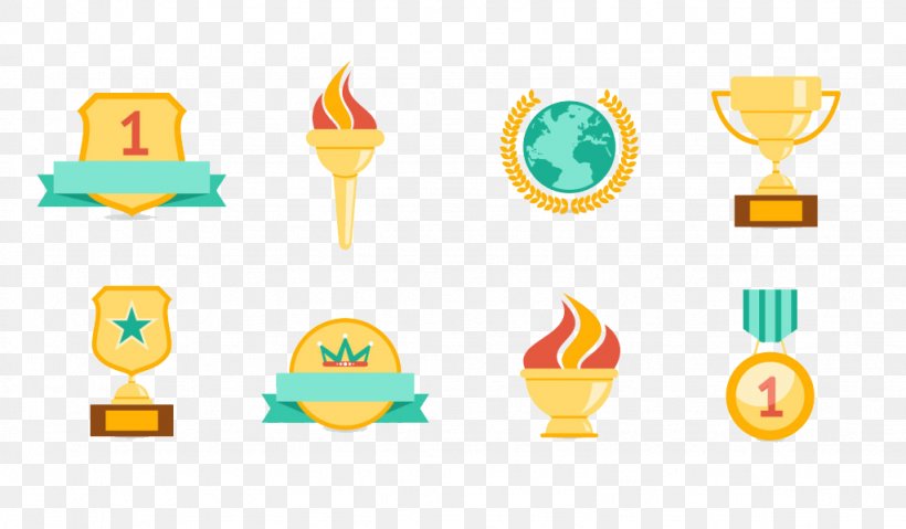Award Icon Design Trophy Icon, PNG, 1024x599px, Award, Brand, Flat Design, Icon Design, Medal Download Free