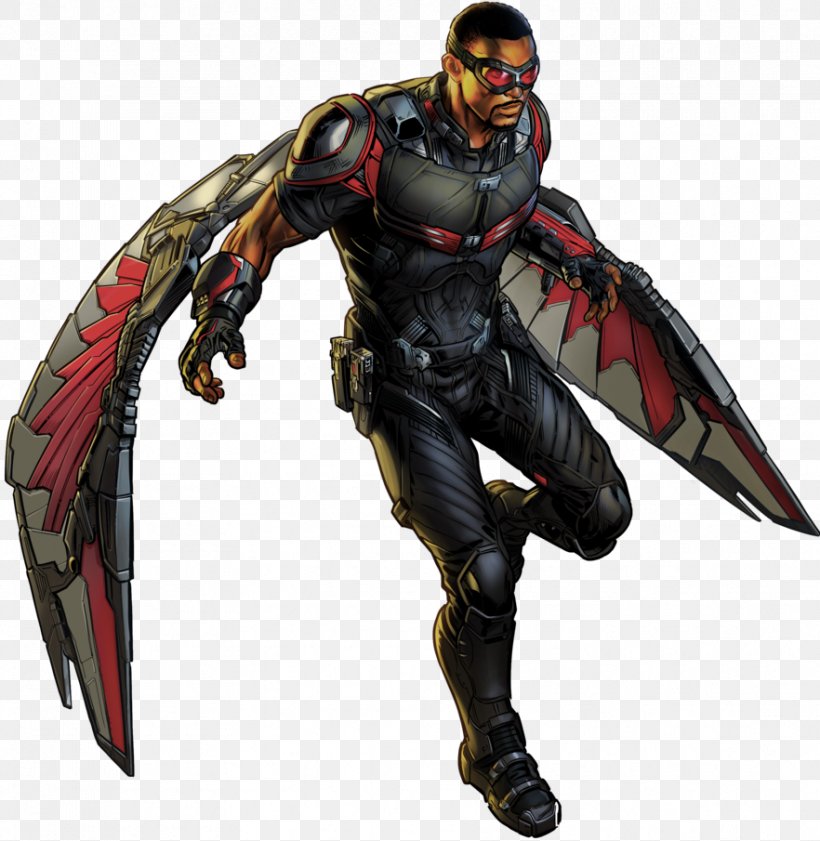 Falcon Marvel: Avengers Alliance Captain America Black Widow Iron Man, PNG, 882x905px, Falcon, Action Figure, Avengers Infinity War, Black Panther, Black Widow Download Free