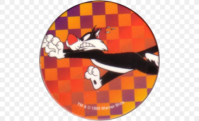 Milk Caps Looney Tunes Sylvester World Holography, PNG, 500x500px, Milk Caps, Holography, Looney Tunes, Mania, Orange Download Free