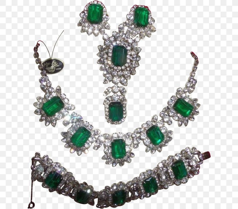 Parure Emerald NOLA Pearl Girls Ruby Lane, PNG, 720x720px, Parure, Emerald, Emerald Grande, Fashion Accessory, Gemstone Download Free
