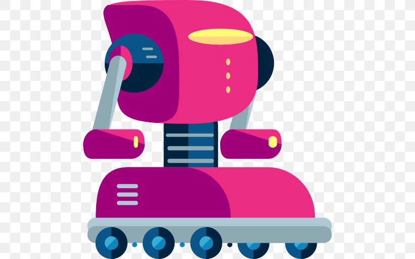 Robot Technology Icon, PNG, 512x512px, Robot, Color, Magenta, Manipulator, Pink Download Free