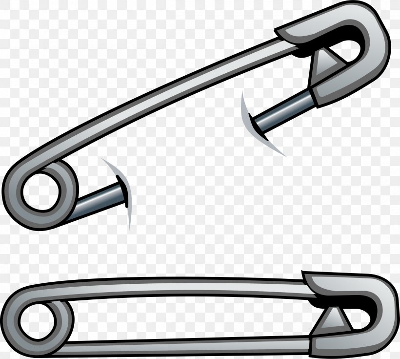 Safety Pin Clip Art, PNG, 2400x2154px, Safety Pin, Auto Part, Automotive Exterior, Bathroom Accessory, Body Jewelry Download Free