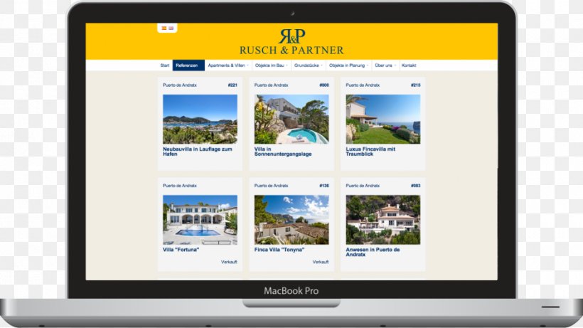 Rusch & Partner SL Web Design Computer Program Multimedia, PNG, 940x529px, Web Design, Computer, Computer Monitor, Computer Monitors, Computer Program Download Free