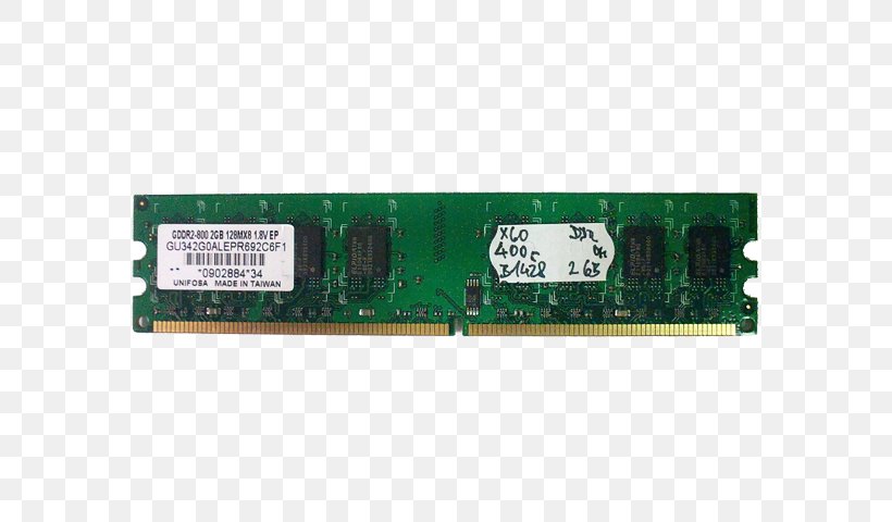 DDR2 SDRAM Synchronous Dynamic Random-access Memory Computer Memory DDR3 SDRAM, PNG, 640x480px, Ddr2 Sdram, Computer Data Storage, Computer Memory, Ddr3 Sdram, Dimm Download Free