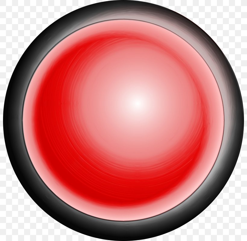 Red Circle Sphere Material Property Button, PNG, 800x800px, Watercolor, Button, Fashion Accessory, Material Property, Paint Download Free