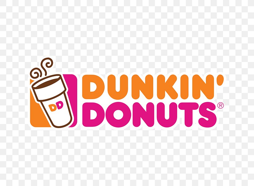 Dunkin' Donuts American Muffins Logo Fast Food, PNG, 800x600px, Watercolor, Cartoon, Flower, Frame, Heart Download Free