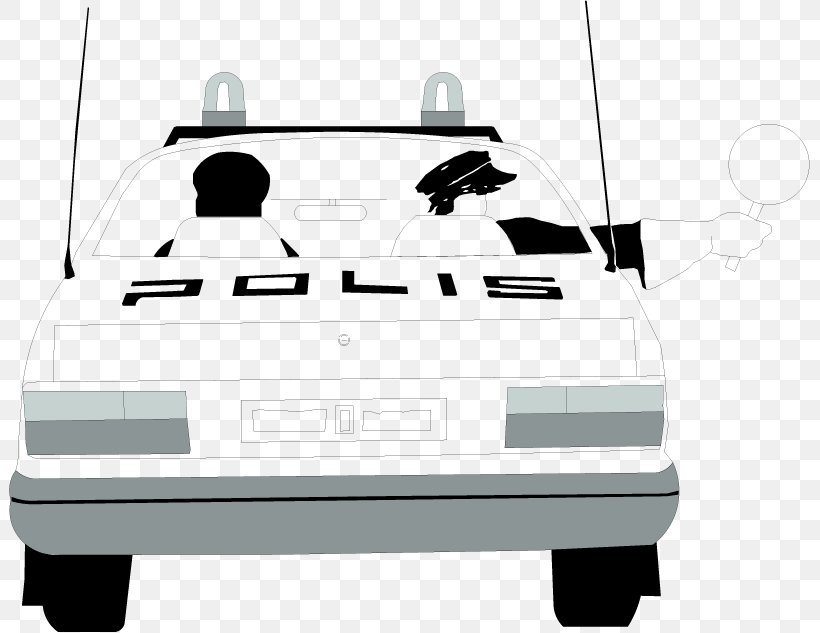 Polismans Tecken Car Traffic Police Officer, PNG, 801x633px, Polismans Tecken, Automotive Design, Automotive Exterior, Black And White, Boat Download Free