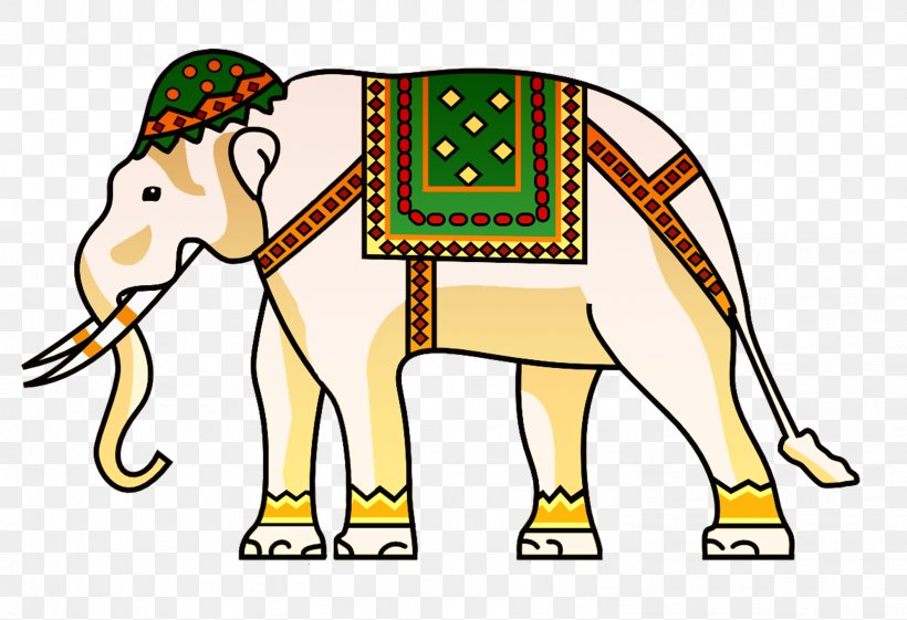 Indian Elephant Ganesha Clip Art, PNG, 2930x2005px, Indian Elephant, African Elephant, Area, Art, Artwork Download Free