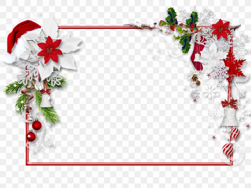 Santa Claus Picture Frames Christmas Day Clip Art, PNG