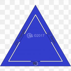 Color Triangle Blue Polygon Geometric Shape PNG