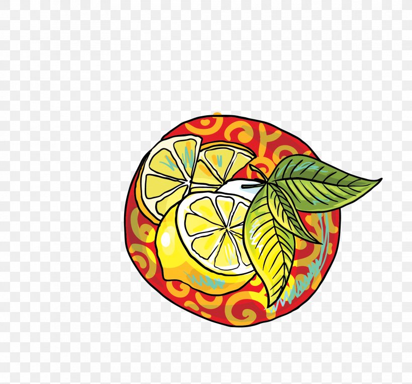 Lemon Leaf, PNG, 1930x1797px, Lemon, Area, Designer, Drawing, Flower Download Free