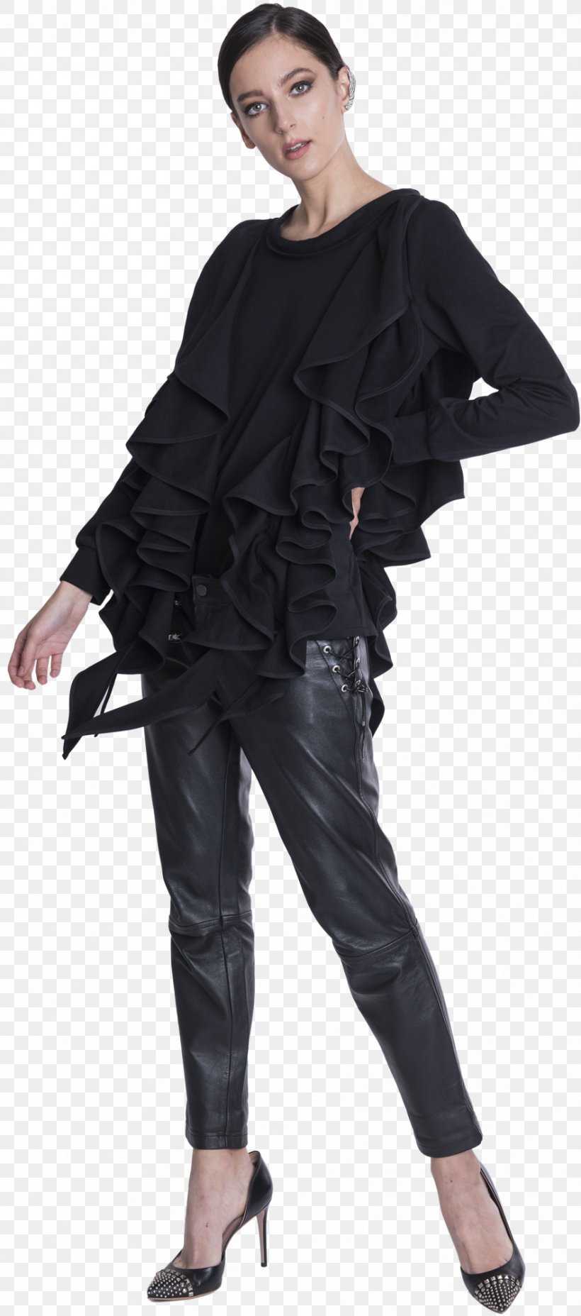 Top Clothing Skirt Pants Outerwear, PNG, 884x2000px, Top, Black, Clothing, Costume, Fashion Model Download Free