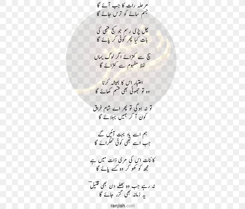 Urdu Poetry Ghazal Hindi, PNG, 440x700px, Urdu Poetry, Area, Calligraphy,  Ghalib, Ghazal Download Free