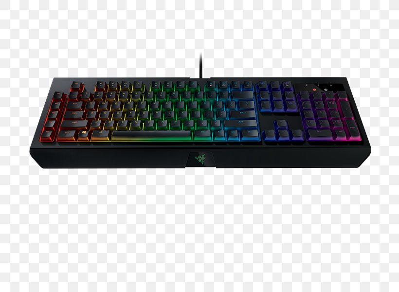 Computer Keyboard Razer BlackWidow Chroma V2 Gaming Keypad Video Game, PNG, 800x600px, Computer Keyboard, Electrical Switches, Electronic Component, Electronic Instrument, Electronics Download Free