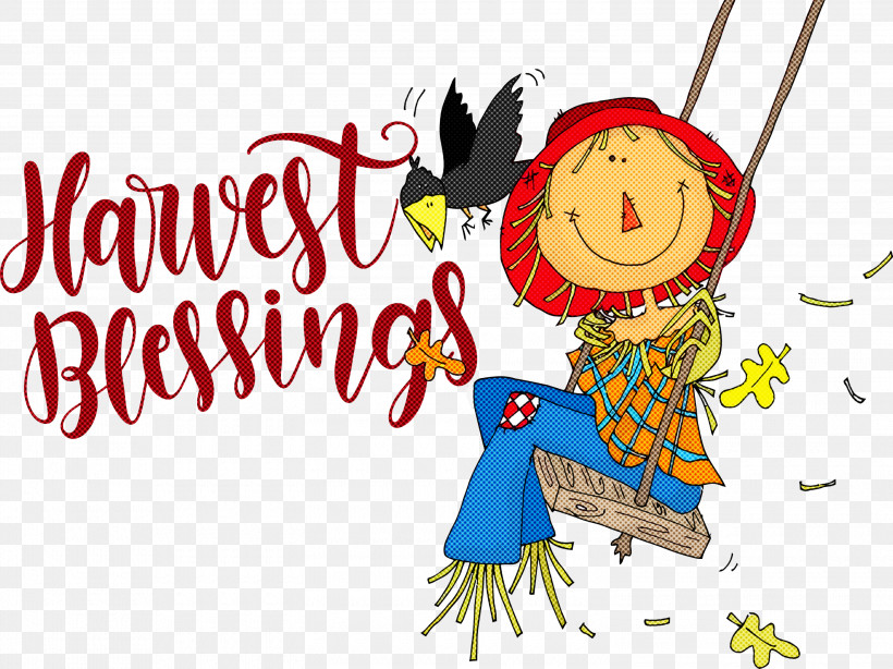 Harvest Blessings Thanksgiving Autumn, PNG, 3000x2249px, Harvest Blessings, Autumn, Cartoon, Drawing, Painting Download Free