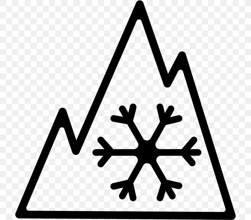 Snowflake Symbol, PNG, 720x720px, Snowflake, Area, Black And White, Defrosting, Ice Download Free