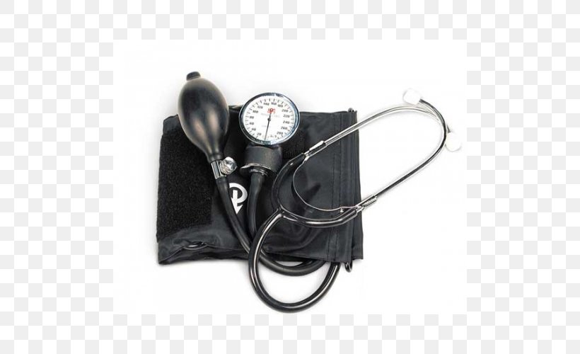 Sphygmomanometer Stethoscope Blood Pressure Aneroid Barometer, PNG, 500x500px, Sphygmomanometer, Aneroid Barometer, Blood, Blood Pressure, Cuff Download Free
