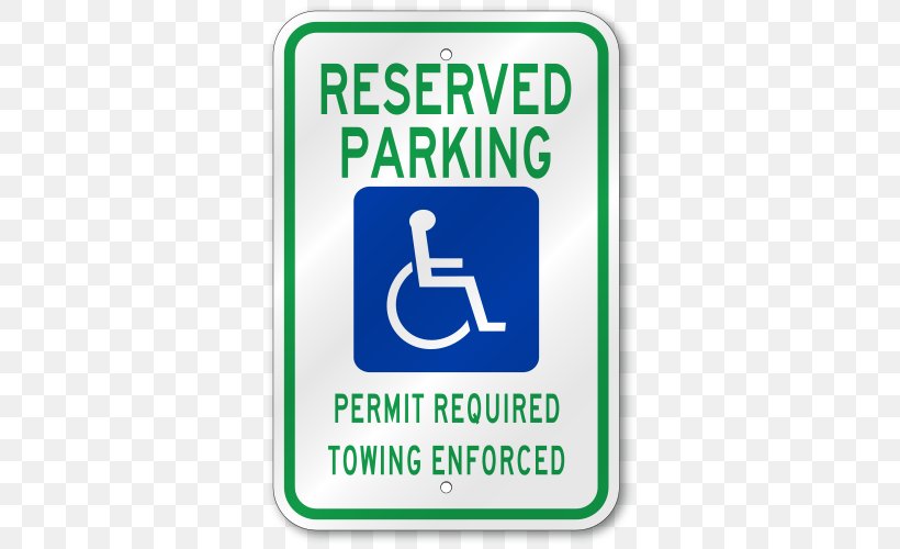 United States Disabled Parking Permit Car Park Disability ADA Signs, PNG, 500x500px, United States, Accessibility, Ada Signs, Area, Brand Download Free