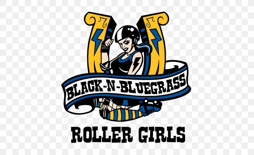 Black-n-Bluegrass RollerGirls Roller Derby National Child Abuse Prevention Month Kentucky, PNG, 500x500px, Blacknbluegrass Rollergirls, Area, Artwork, Blue Ribbon, Brand Download Free