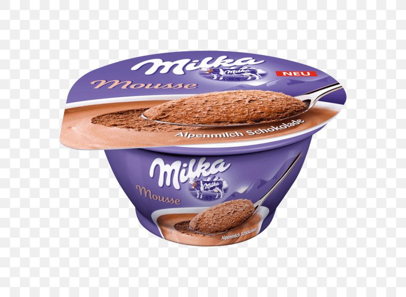 Chocolate Pudding Mousse Ice Cream Milka, PNG, 600x600px, Chocolate Pudding, Chocolate, Chocolate Mousse, Chocolate Spread, Cream Download Free