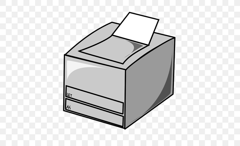 Laser Printing Printer Clip Art, PNG, 500x500px, Laser Printing, Area, Black, Black And White, Diagram Download Free